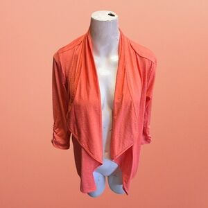 Rafaella Vibrant Coral Cardigan